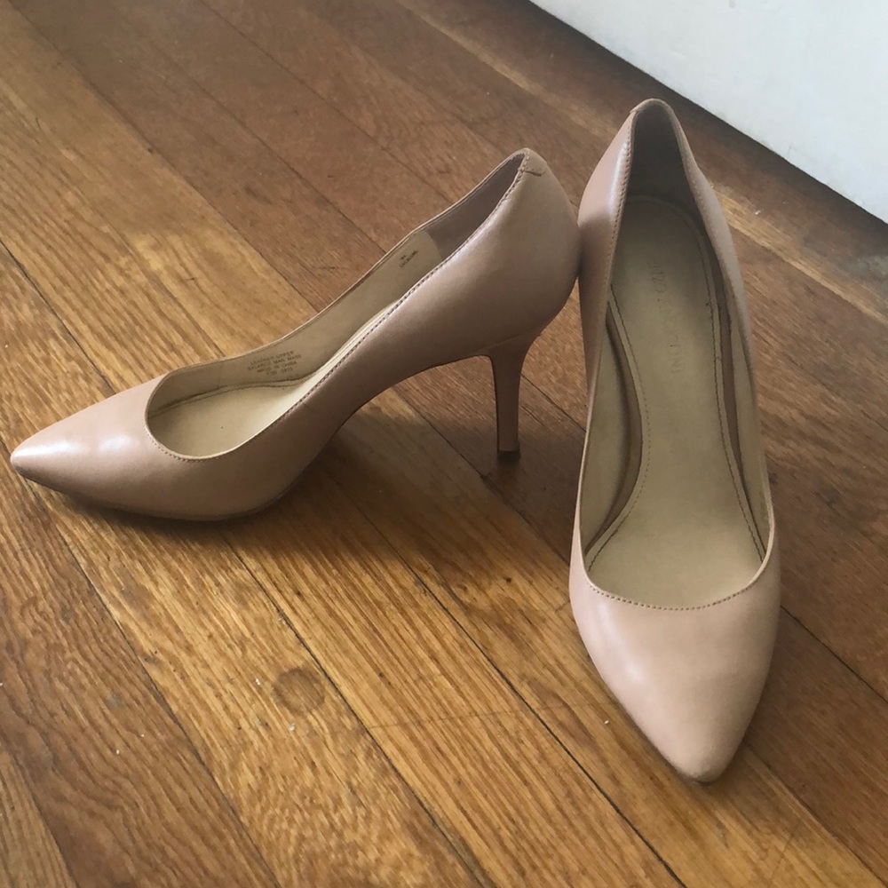 Enzo angiolini heels - light pink cream
